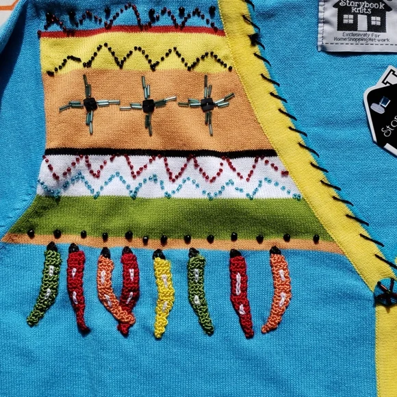 NWT - 🌵🌶 Hot Tamale Storybook Knits sweater - Picture 4 of 10